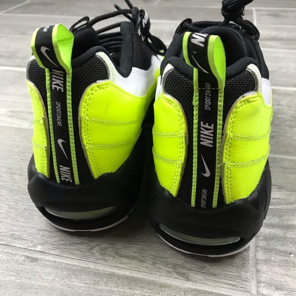 Nike Air Max 95 Premium Men's Shoes 9.5 Volt Glow - Picture 5 of 8